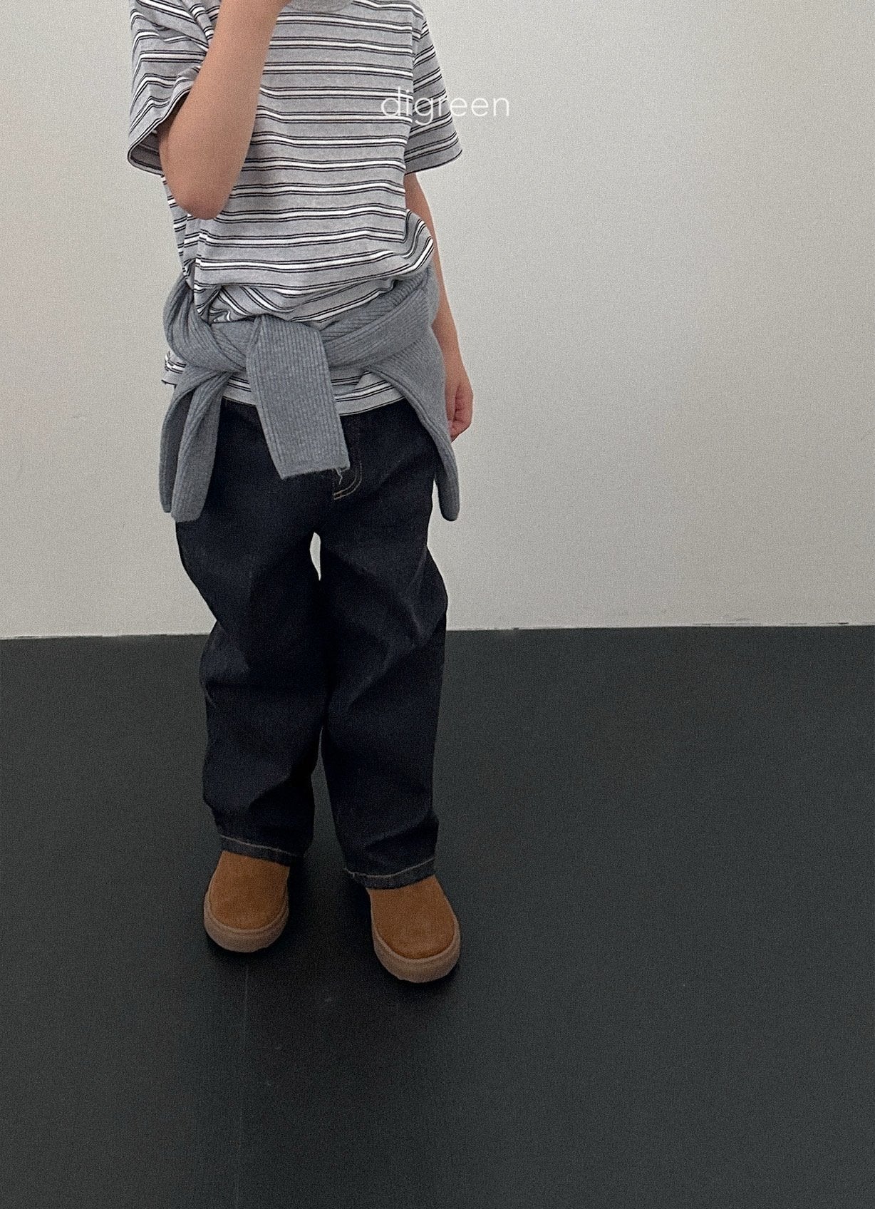 【予約】scone denim pants / digreen(S-XXL)