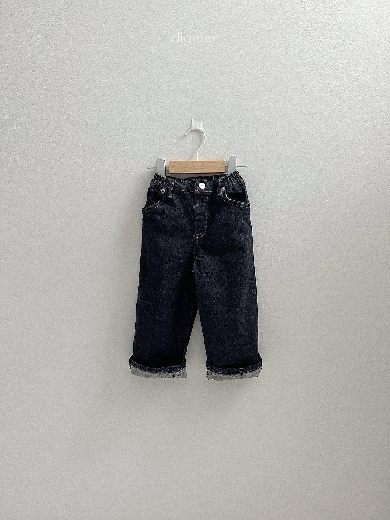 【予約】scone denim pants / digreen(S-XXL)