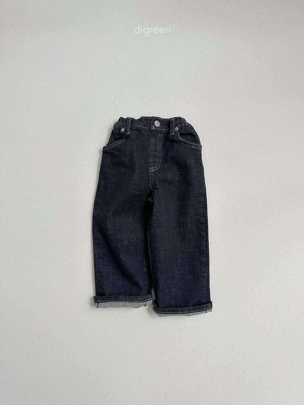 【予約】scone denim pants / digreen(S-XXL)