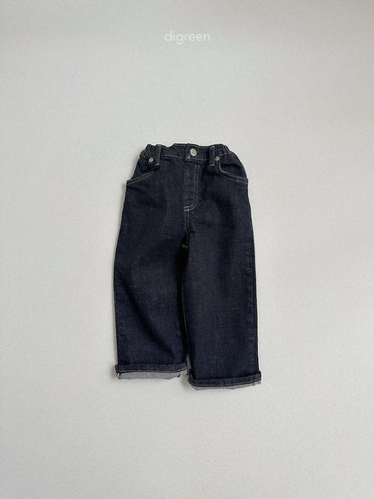 【予約】scone denim pants / digreen(S-XXL)