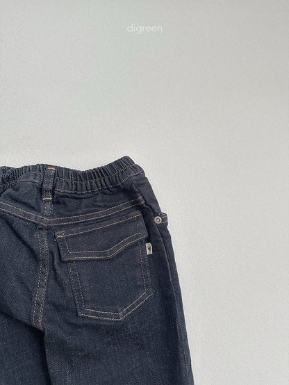 【予約】scone denim pants / digreen(S-XXL)