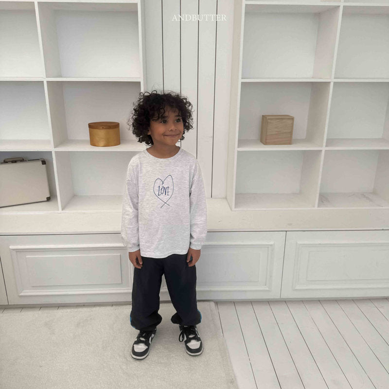 【予約】ダブルラインパンツ / andbutter(S-JM)투라인 절개