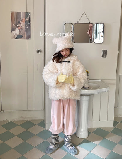 【予約】poodle coat  /  love rosie (L-3XL)