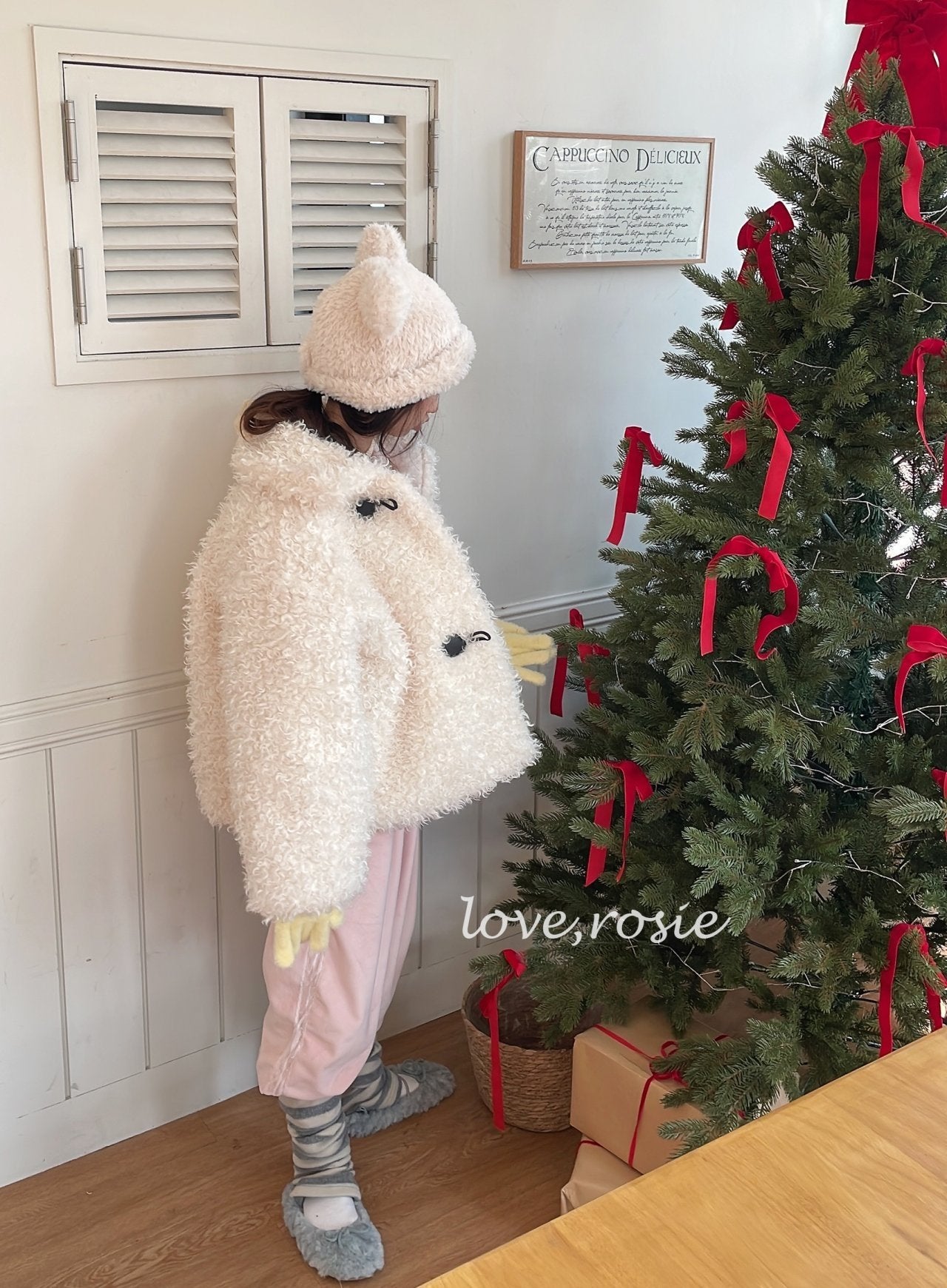 【予約】poodle coat  /  love rosie (L-3XL)