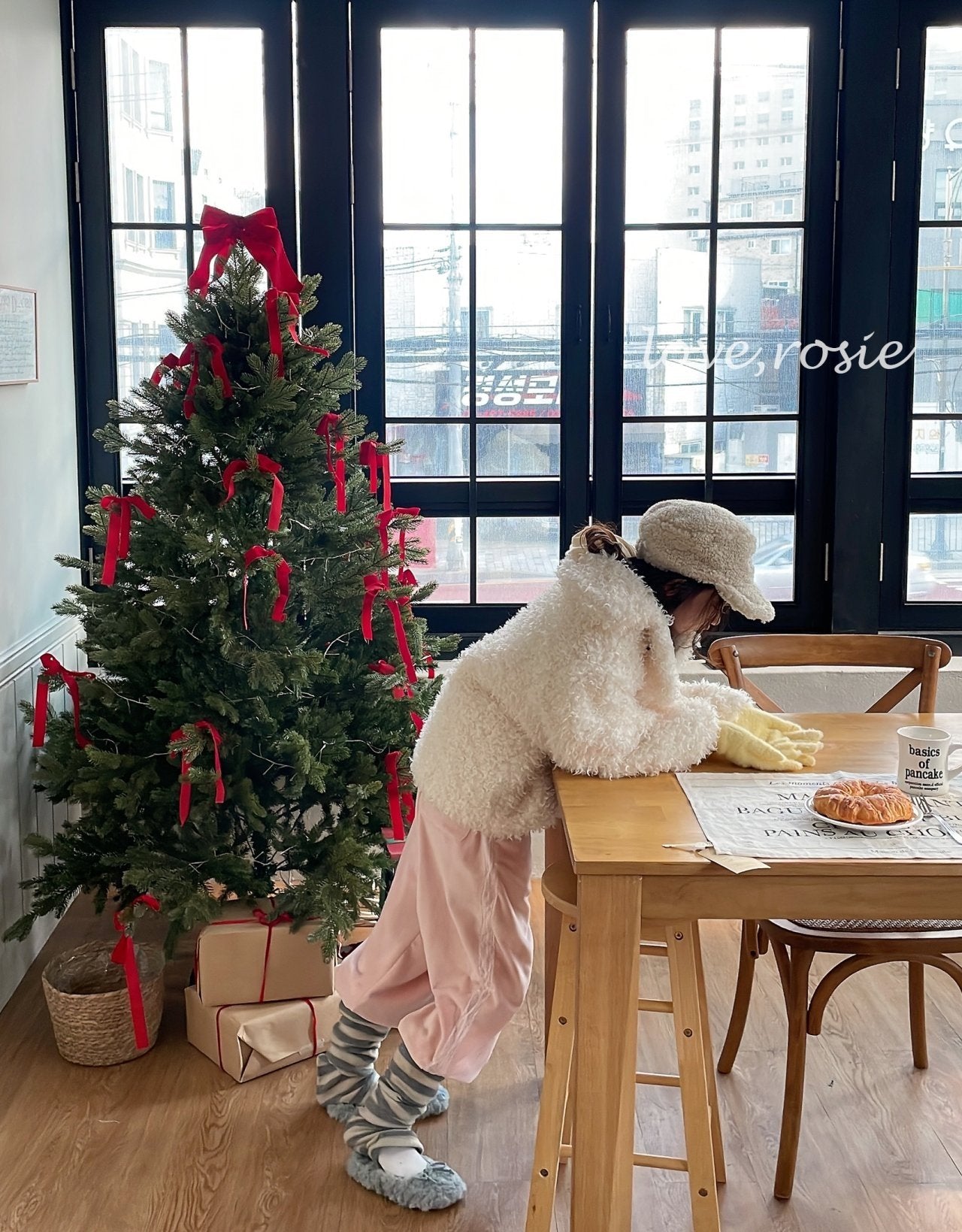 【予約】poodle coat  /  love rosie (L-3XL)