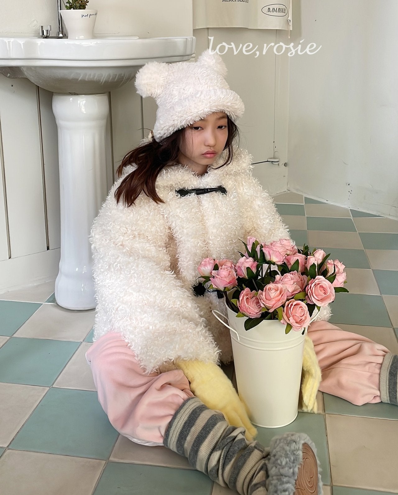 【予約】poodle coat  /  love rosie (L-3XL)