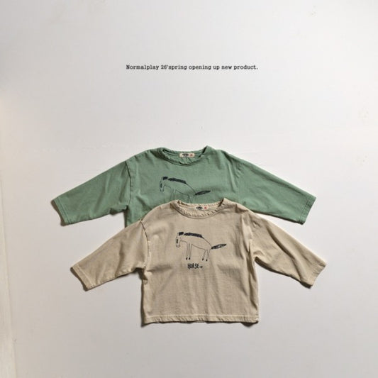 【予約】ホースシングルT / normalplay (12M-JM)홀스싱글