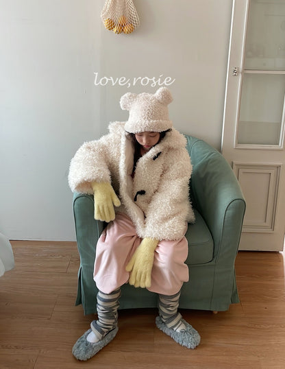 【予約】poodle coat  /  love rosie (L-3XL)