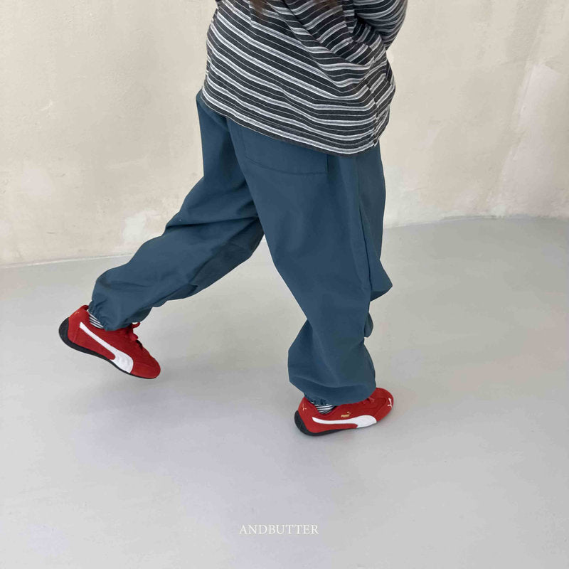 【予約】Anorak Bonding Pants  /  andbutter (S-JM)