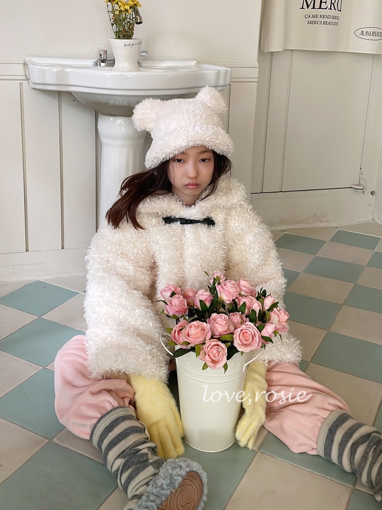 【予約】poodle coat  /  love rosie (L-3XL)