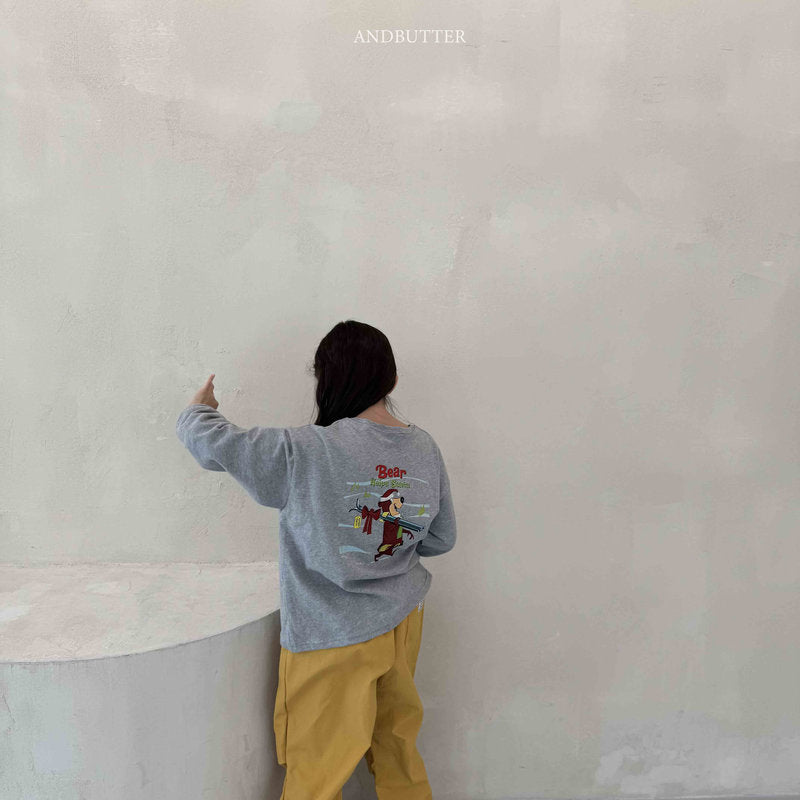 【予約】Santa Bear Tee /  andbutter (S-JM)