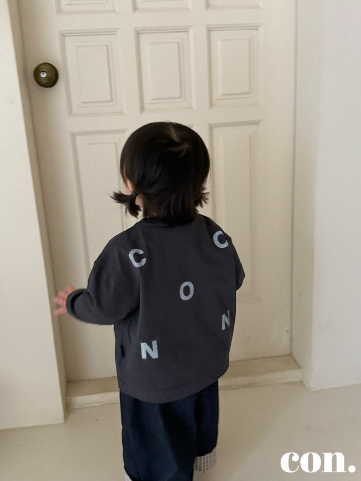 【予約】con.ロゴTシャツ / con. (XXS-M)