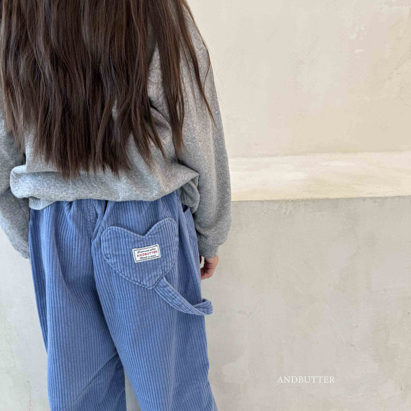 【予約】Love Ring Corduroy Pants  /  andbutter (S-JM)