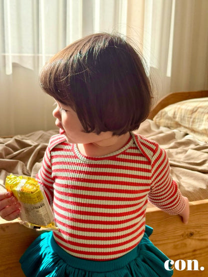 【予約】カラーリブTシャツ / con. (XXS-M)