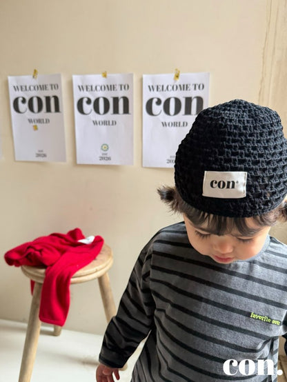 【予約】ピグメントボーダーTシャツ/ con. (XXS-M) 피그페이보릿