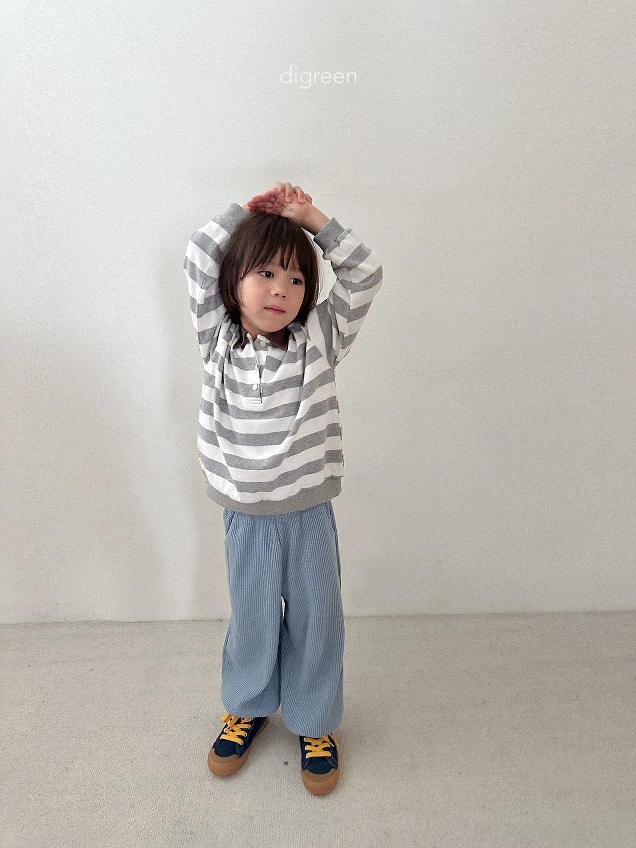 【予約】flat waffle pant / digreen(S-XXL)
