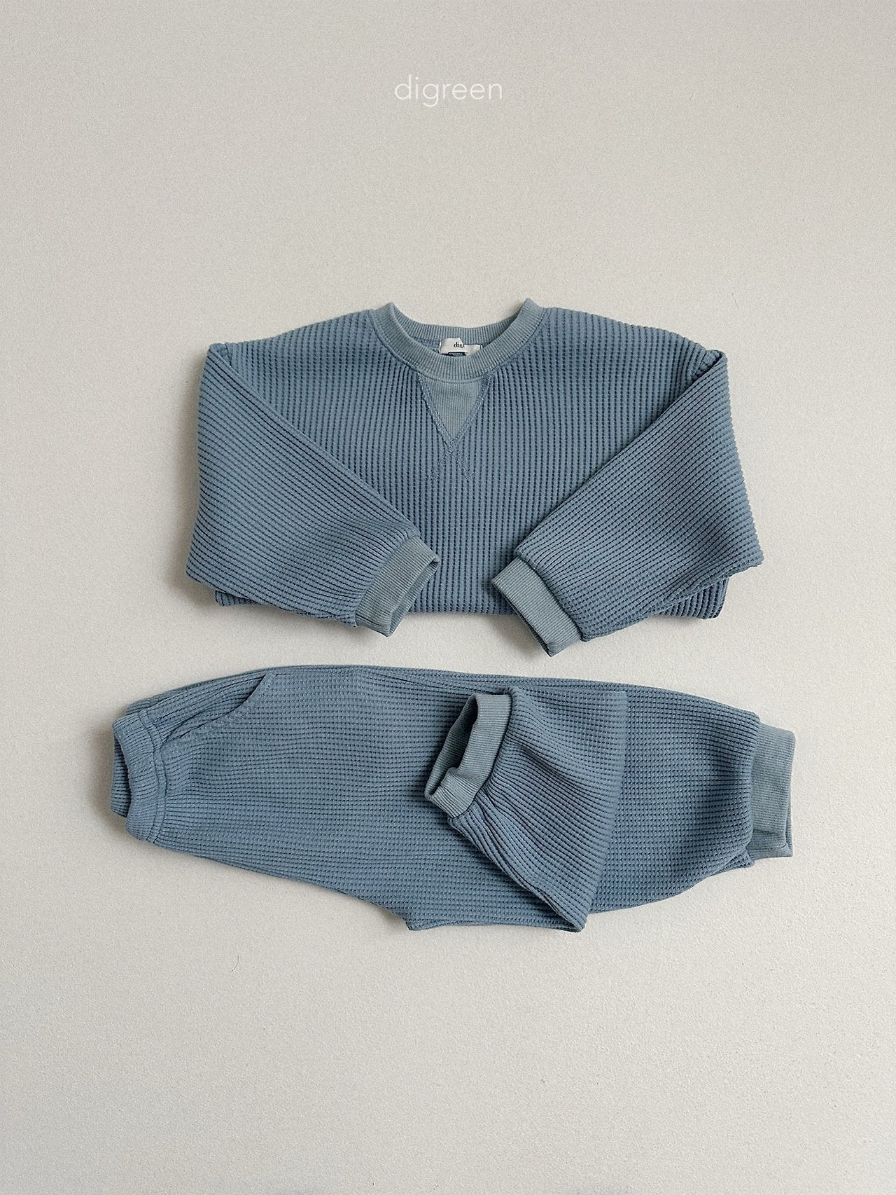 【予約】flat waffle pant / digreen(S-XXL)