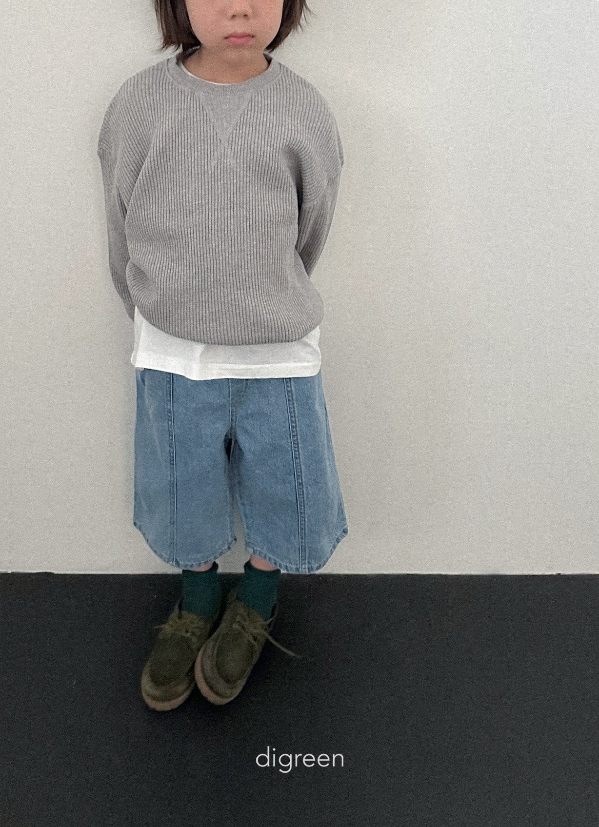 【予約】flat waffle mtm/ digreen(S-XXL)