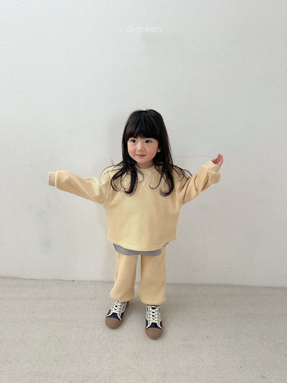 【予約】flat waffle mtm/ digreen(S-XXL)