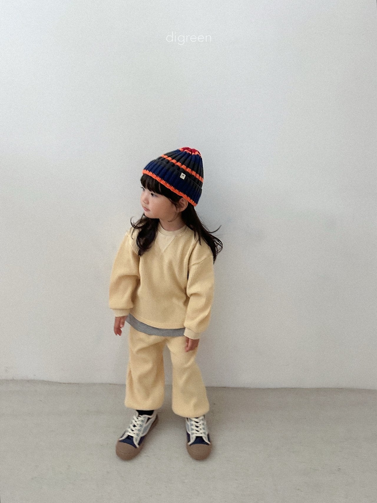 【予約】flat waffle mtm/ digreen(S-XXL)