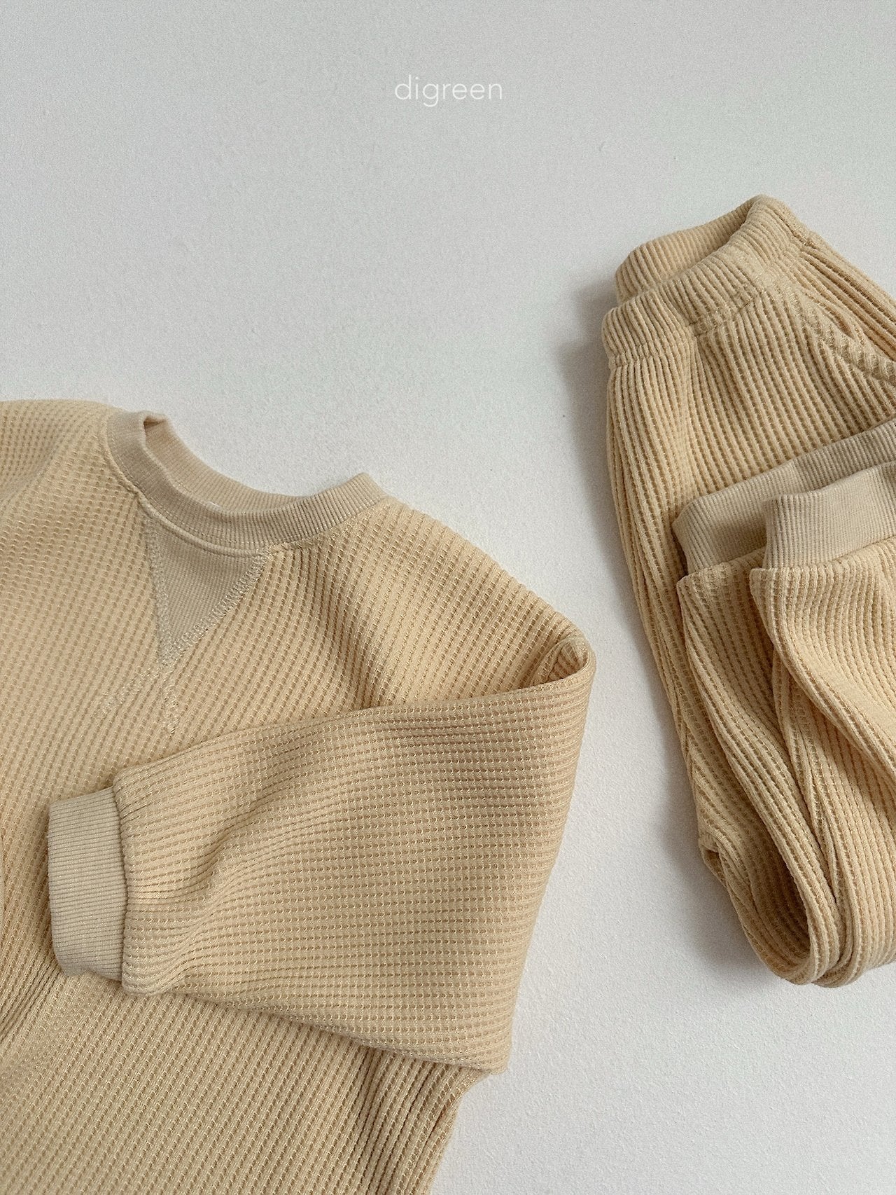 【予約】flat waffle mtm/ digreen(S-XXL)