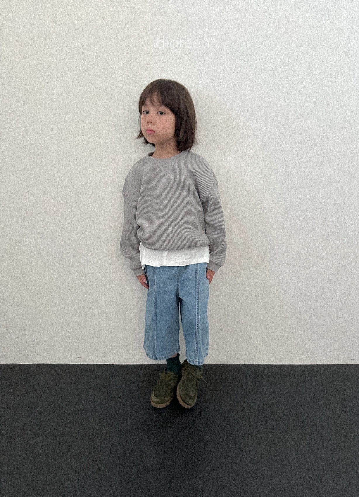 【予約】flat waffle mtm/ digreen(S-XXL)