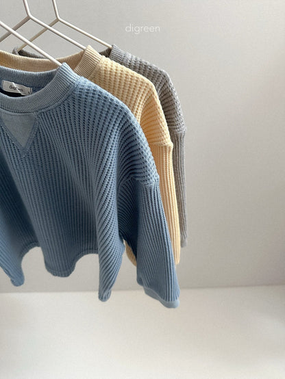 【予約】flat waffle mtm/ digreen(S-XXL)