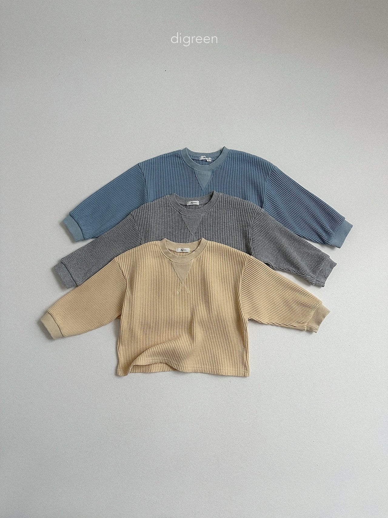 【予約】flat waffle mtm/ digreen(S-XXL)