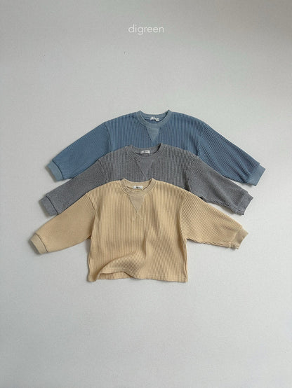 【予約】flat waffle mtm/ digreen(S-XXL)