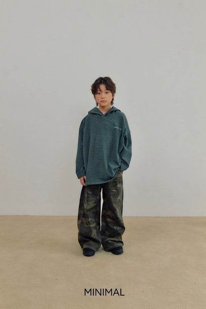 【予約】stripe box hood T  / minimal (S-JM)