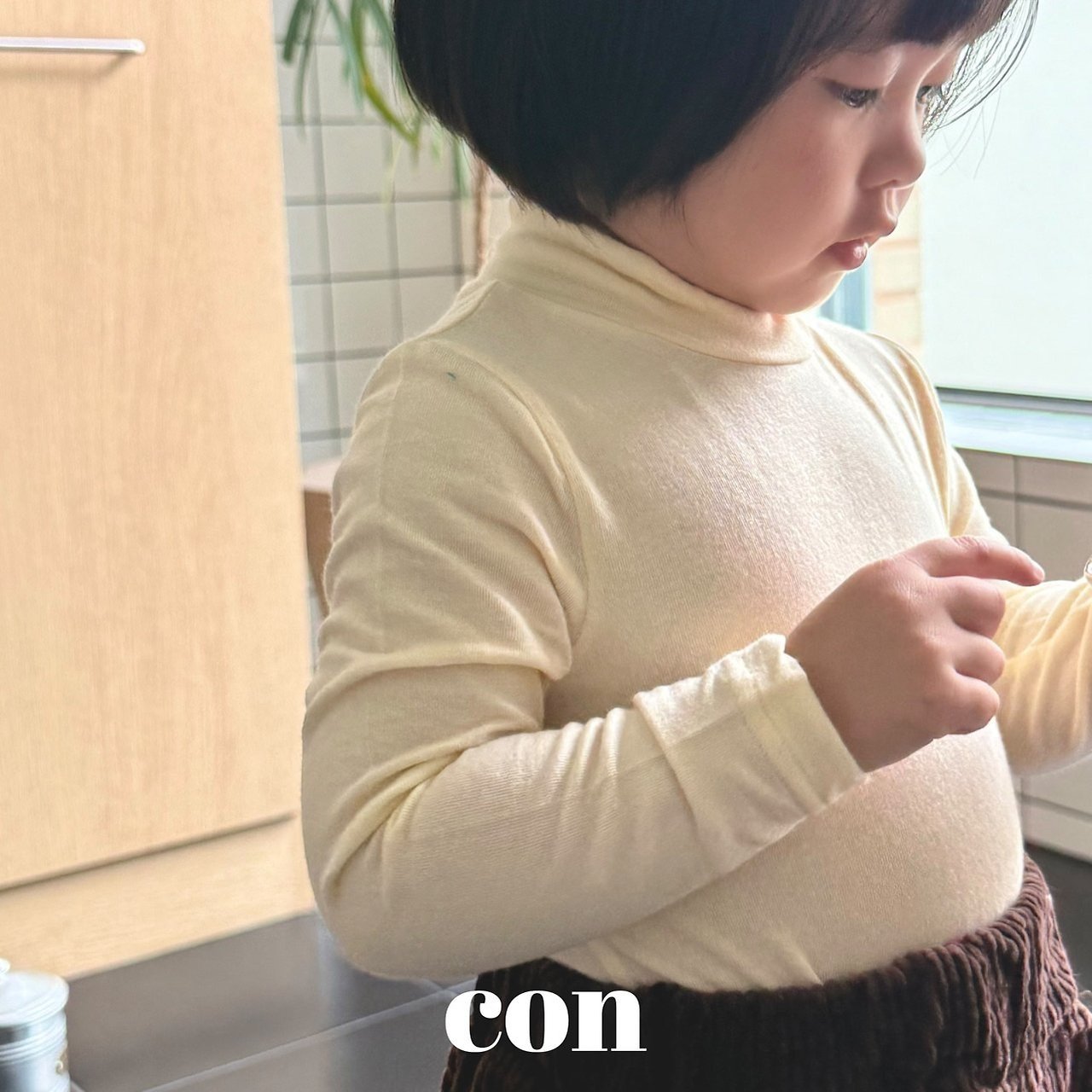 【予約】half polo T /  con딱 좋은