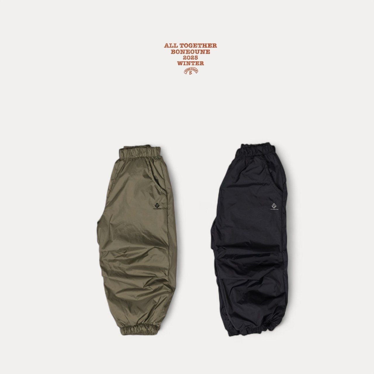【予約】ｗater proof jogger pants  / boneoune (XS-JL) 방수투턱
