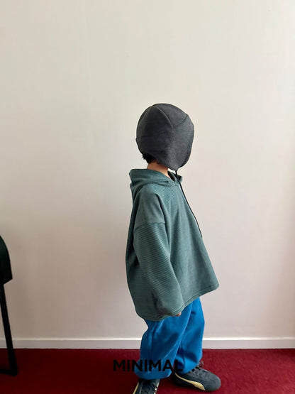 【予約】stripe box hood T  / minimal (S-JM)