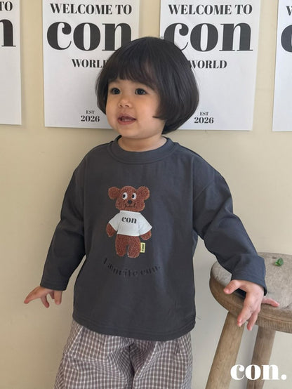 【予約】ベアTシャツ / con. (XXS-M)