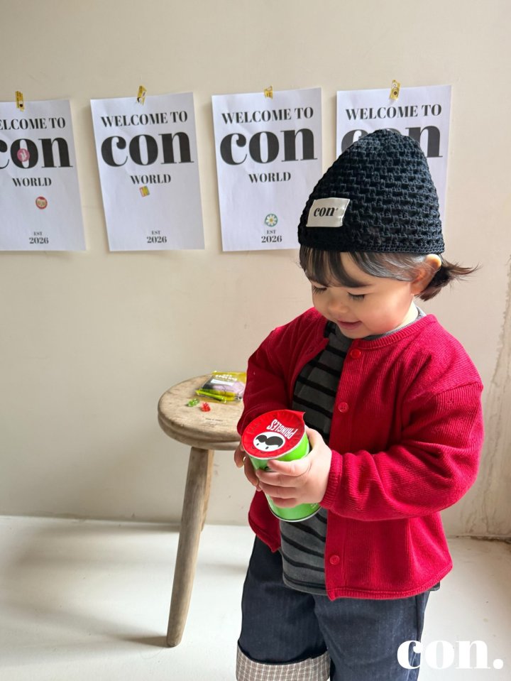 【予約】デイリーカーディガン / con. (XXS-M)