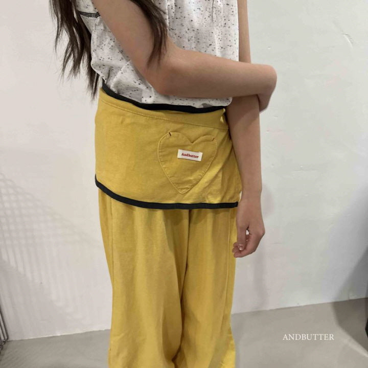 【予約】Apron pants  / andbutter(S-JM)