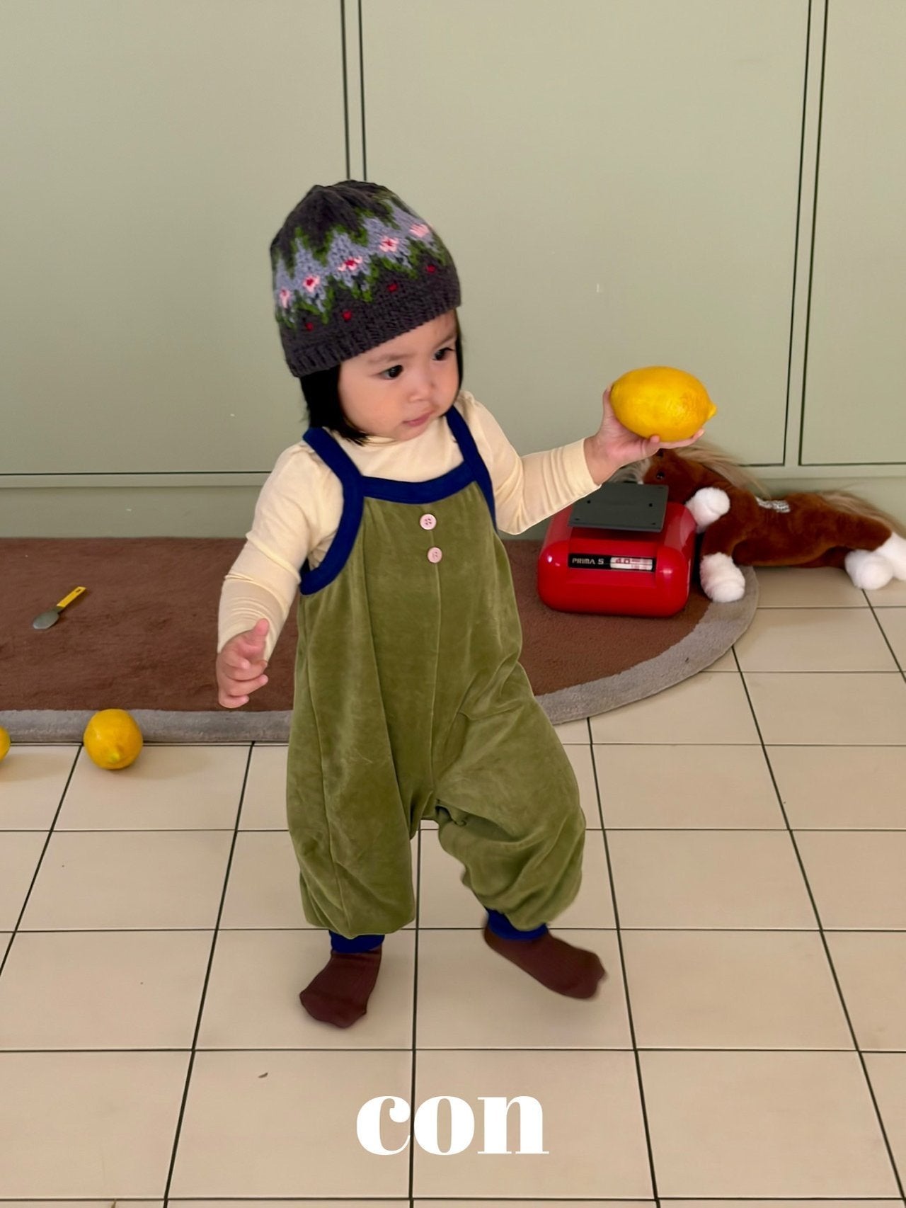【予約】half polo T /  con딱 좋은