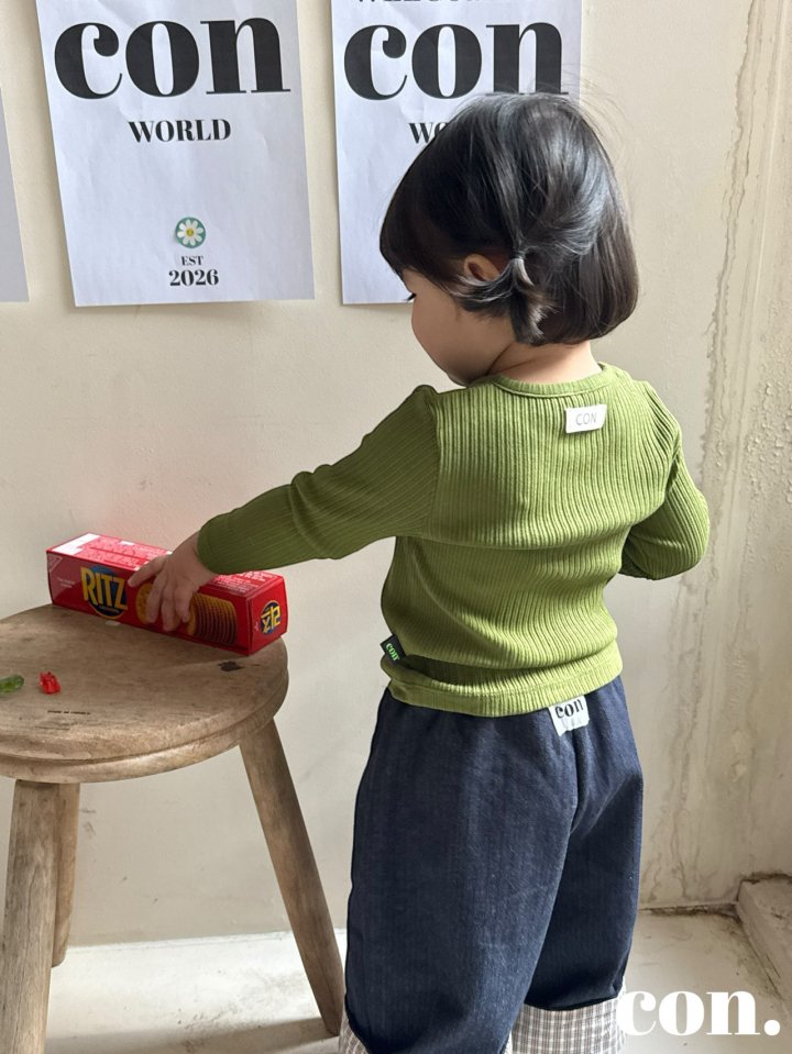 【予約】ロールアップデニム / con. (XXS-M)