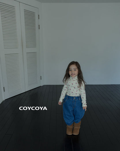 【予約】roze fleece polo T  / coycoya (XS-XL)