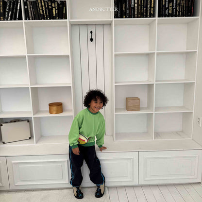 【予約】ダブルラインパンツ / andbutter(S-JM)투라인 절개