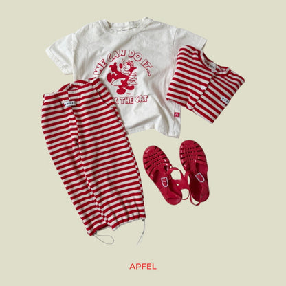 【予約】ジョイ半袖Tシャツ / apfel (S-JM)조이반팔티