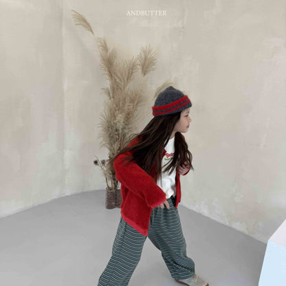 【予約】Mellow Stripe Jogger   /  andbutter (S-JM)