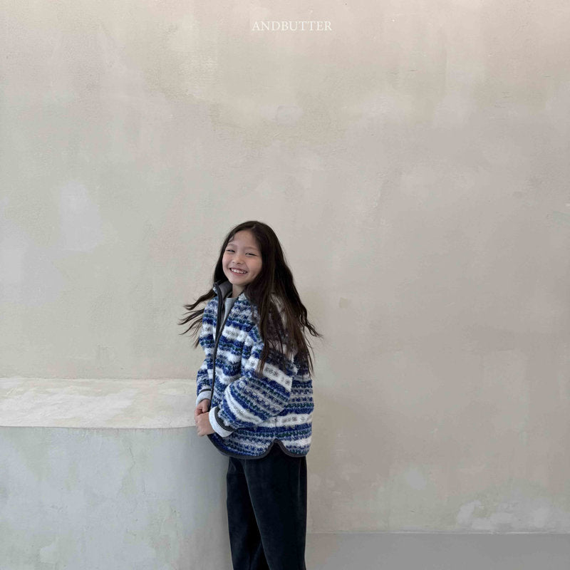 【予約】Nordic Line Jumper   /  andbutter (S-JM)