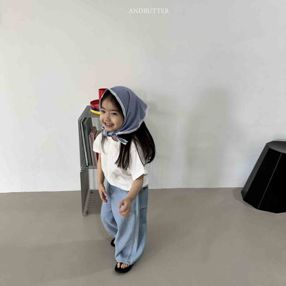 【予約】Heidi Check kerchief  / andbutter