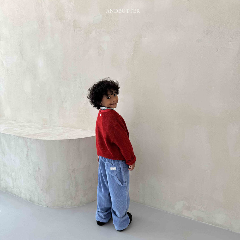 【予約】Creamy Cardigan  /  andbutter (S-JM)