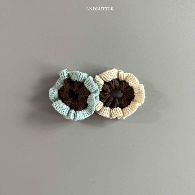 【予約】Knit Scrunchies  / andbutter
