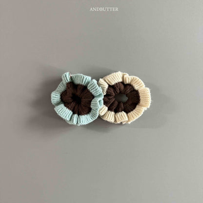 【予約】Knit Scrunchies  / andbutter
