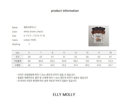 【予約】happy crew T / ellymolly (5-19号)