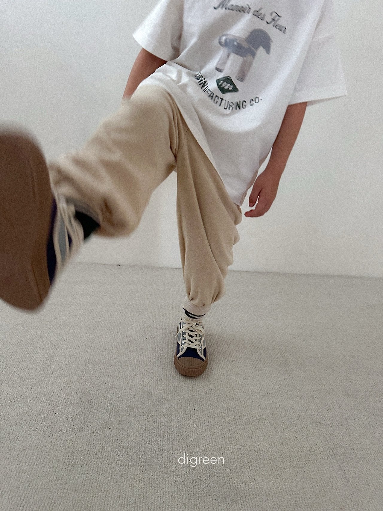 【予約】sand terry joggers pants / digreen(S-XXL)