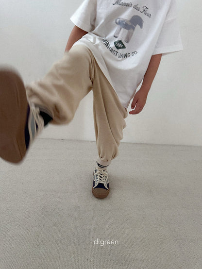 【予約】sand terry joggers pants / digreen(S-XXL)